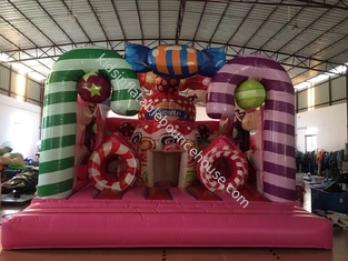 Chambre gonflable colorée de saut de Candyland anniversaire de S pour enfants “