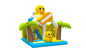Nouvel été régénérateur sautant le thème animal Duck Bounce House Slide Combo jaune gonflable de lit plein d'entrain de château