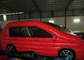 Petit videur gonflable de voiture rouge en PVC peinture numérique nouveau saut de voiture gonflable pour les enfants de moins de 7 ans pour la maternelle