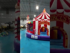 Le clown à thème 5.2x5m Combos gonflables pour adultes