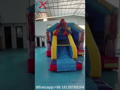 Résistant au feu 0.55mm gonflable Jumping Castle Bouncer Combo Avec Spiderman