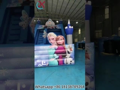 Des glissières gonflables commerciales Les glissières sèches gonflables congelées