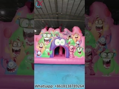 Maison gonflable avec glisser-déposer