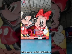 Mickey Mouse gonflable et Minnie Bouncy House avec combo de diapositive