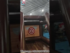 Jeu de sport à hache gonflable