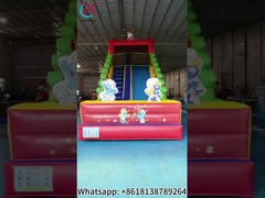 Les Schtroumpfs Des toboggans gonflables Château gonflable pour enfants