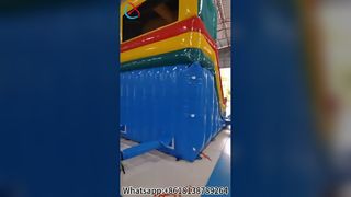 Toboggan gonflable géant pour piscine, fête amusante