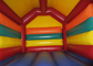 Maison de saut gonflable pour enfants Maison de videur gonflable rouge CE gonflable plein d'entrain pour les enfants de moins de 12 ans