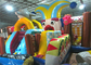 Clown de cirque drôle Inflatable Fun City Digital imprimant 9 x 10,5 x 6m piquants quadruples
