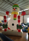 Bonhomme de neige gonflable adapté aux besoins du client de décorations de Noël de vacances 3,5 x 2,5 x 4m