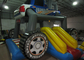 Chambre gonflable combinée 7,5 x 6.5m de saut de voiture d'intérieur de terrain de jeu pour 3 - vieux enfants 15years