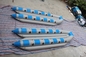 Jeux gonflables intéressants de l'eau, double rangée gonflable adaptée aux besoins du client de bateau de banane