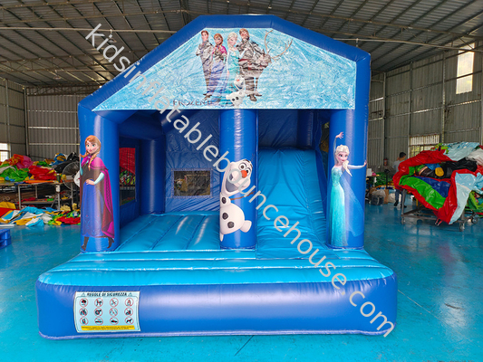 Commercial à thème de la princesse de glace Combos gonflables Princesse Bouncy Castle 3.6x3x3m