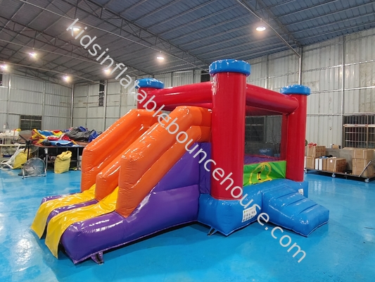 Château de saut gonflable commercial de haute qualité avec toboggan sec maison gonflable avec toboggan pour enfants