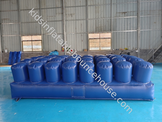 Jeu de sport gonflable de bâches en PVC commercial de 0,55 mm Jeu de parcours d'obstacles gonflable pour événement