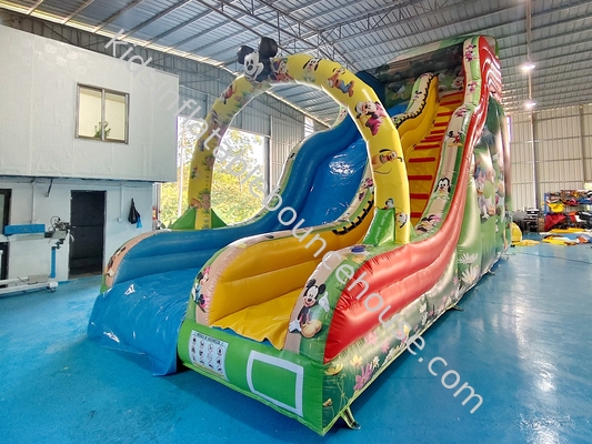 Château Disney Mickey Mouse Cartoon Party Château de diapositives gonflables pour enfants et adultes