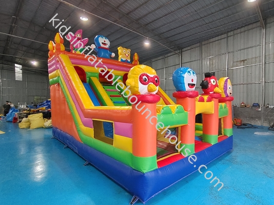 Impression numérique commerciale Slide sec gonflable à double diapositive Figures en carton pour l'extérieur Pour les enfants