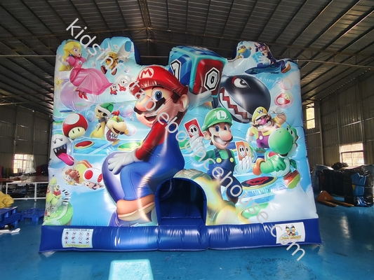 Impression numérique maison gonflable avec diapositive Super Mario château gonflable