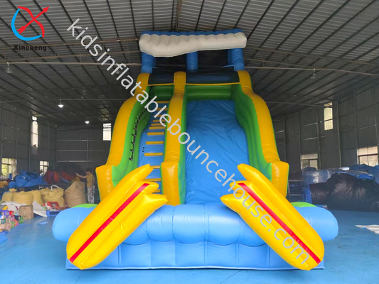 4x8x8m Glissière gonflable commerciale Glissières sèches gonflables extérieures