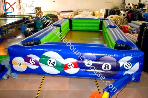 Jeux de football gonflable personnalisé Jeux de billard gonflable