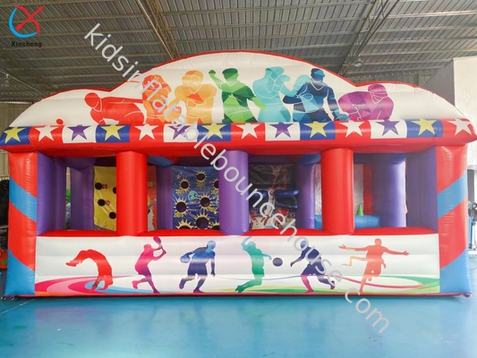 Fabricant de jeux de sport gonflables commerciaux Basketball Toss Sport Ball Shot