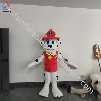 Fabrique personnalisé dessin animé chiot mascotte vêtements mignons dessin animé grand événement vêtements pour adultes