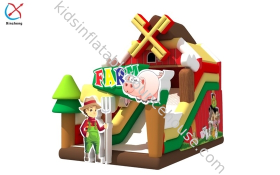 Fabrique Nouveau design glissière gonflable château ferme glissières gonflables secs pour les enfants