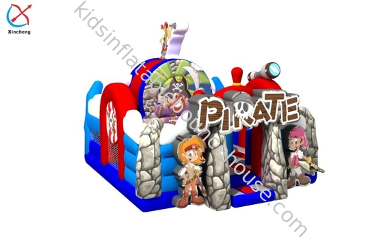 Commercial personnalisé gonflable Pirate Fun City château gonflable pour enfants