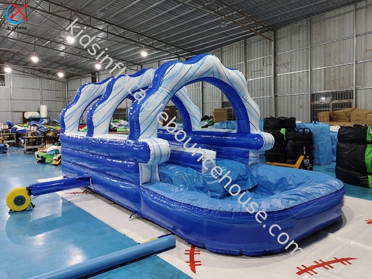 Commercial gonflable glisser glisser gonflable à l'eau doubles glissades pour l'extérieur