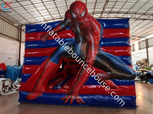 Fabricant de maison gonflable Spiderman avec combo de diapositive