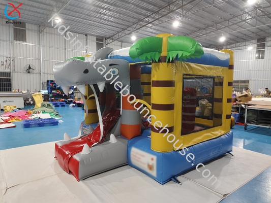 Château Gonflable Rebondissant de Haute Qualité Jungle Shark pour Enfants