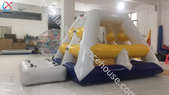 Supplier Floating Inflatable Water Climbing Tower Toys with Blob and Slide