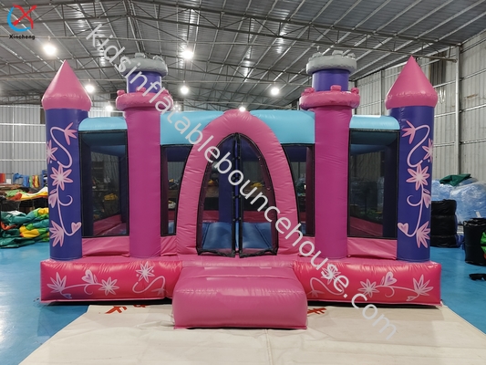 Le château de princesse badine la bâche gonflable de PVC de la Chambre 0.55mm de rebond 3 - enfants de 15 ans