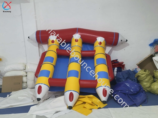 Bateau banane gonflable tractable par le fabricant, bouées tractables, jeux aquatiques de banane volante