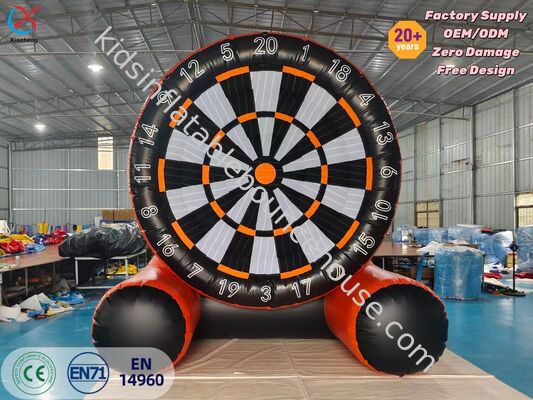 PVC Giant Inflatable Dart Board Game Target Inflatable Foot Darts For Outdoor