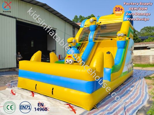 Slide gonflable sec de haute qualité personnage de dessin animé Slide gonflable pour les enfants Location de soirée en plein air