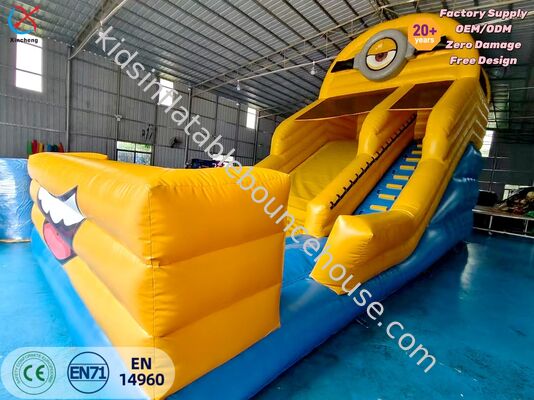 PVC géant à voie unique gonflable glissière sèche gonflable glissière pour les enfants