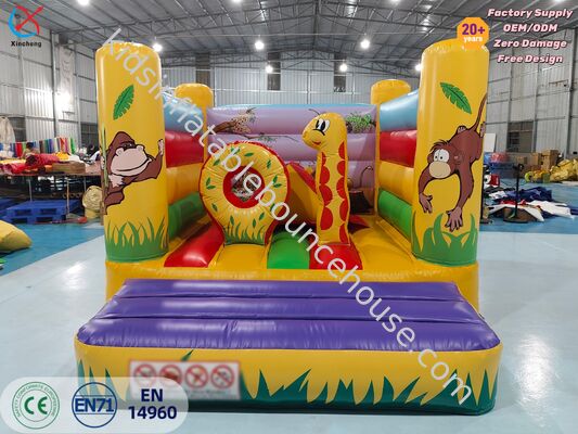 Château gonflable de jungle pour enfants, PVC, pour fêtes et locations